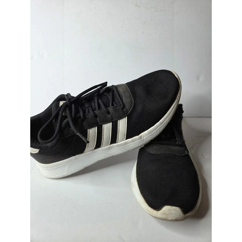 Adidas Lite Racer Mens Sneakers Black White DB0575‎ Size 9 Athletic Shoes